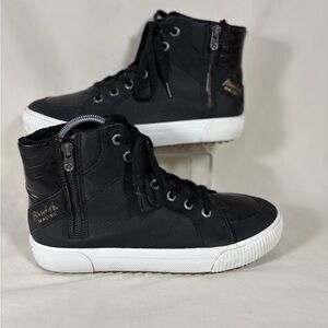 Blowfish Malibu Rezzie Black Cobra/ Black High Top Sneakers Women's Size 10.5-11